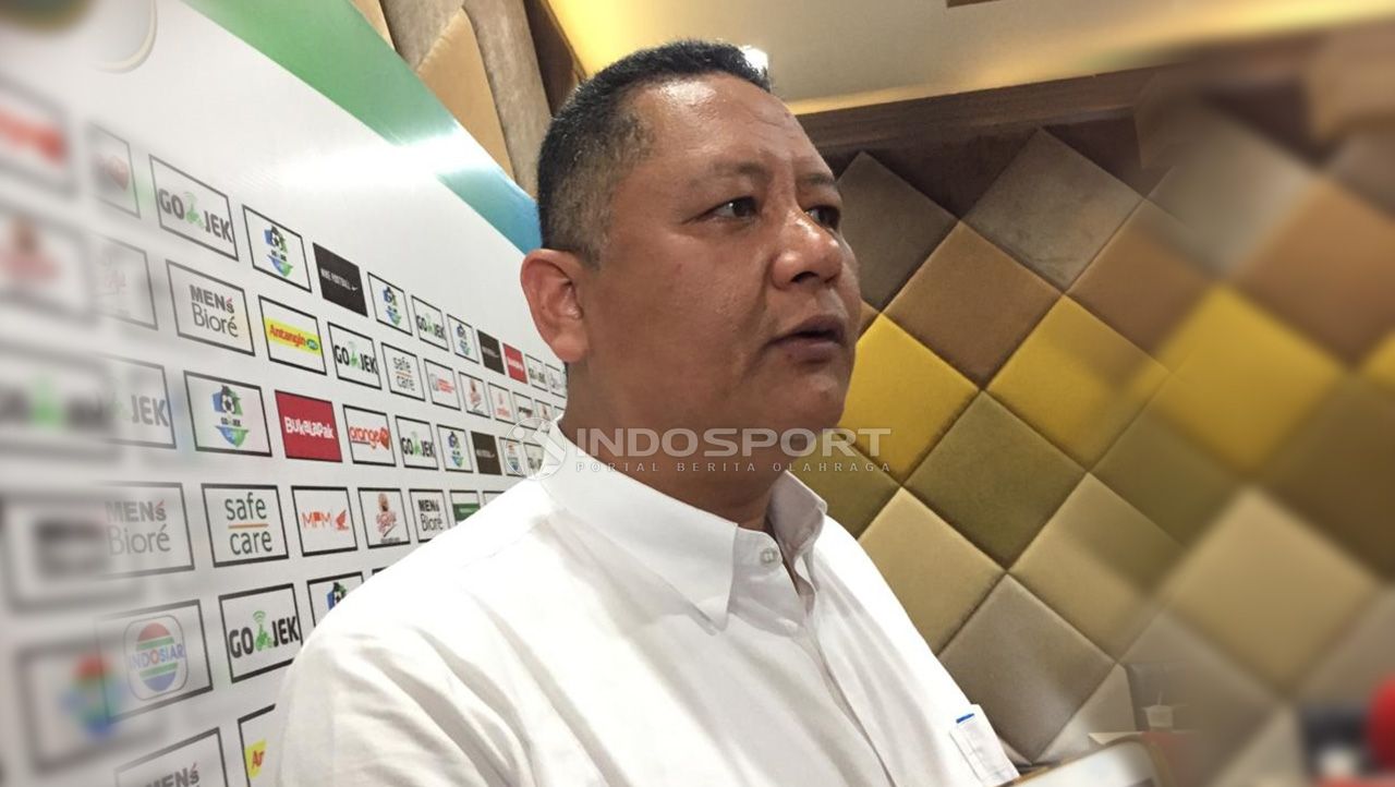 Wisnu Sakti Buana saat ditemui usai konfrensi pers. Copyright: &copy; Fitra Herdian/Indosport.com