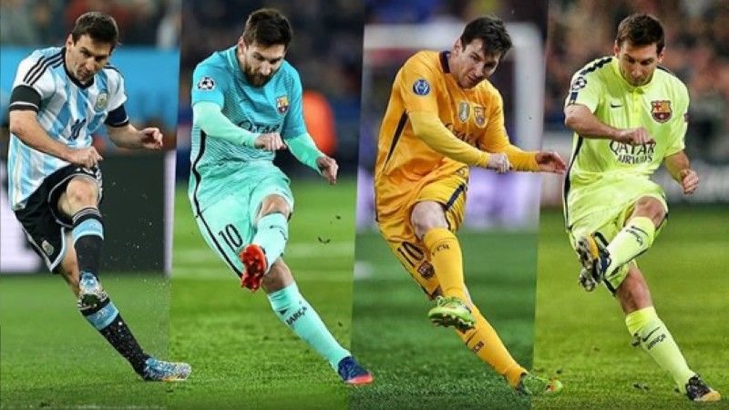 Teknik Tendangan Lionel Messi Copyright: © Sportbible via Marca