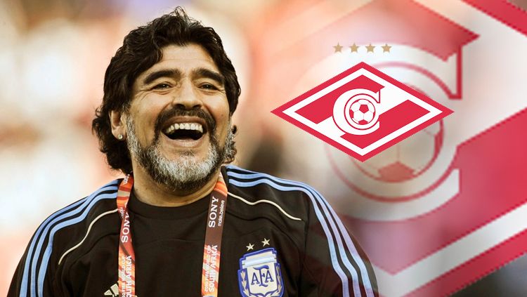 Diego Maradona Spartak Moskwa Copyright: © INDOSPORT