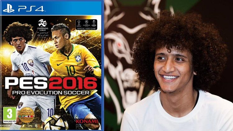 Omar Abdulrahman jadi sampul game PES 2016 edisi Timur Tengah. Copyright: © perfectfitmagazine.com