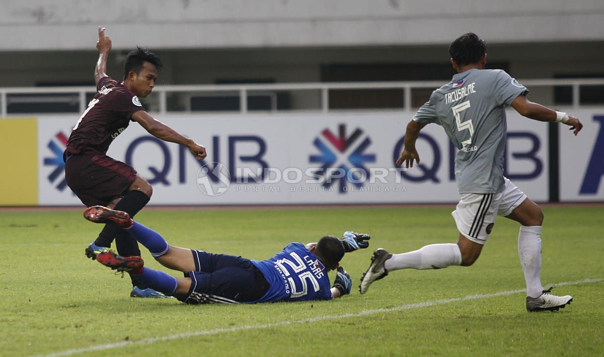 Pertandingan PSM Makassar vs Kaya FC. Copyright: © Herry Ibrahim/Indosport.com