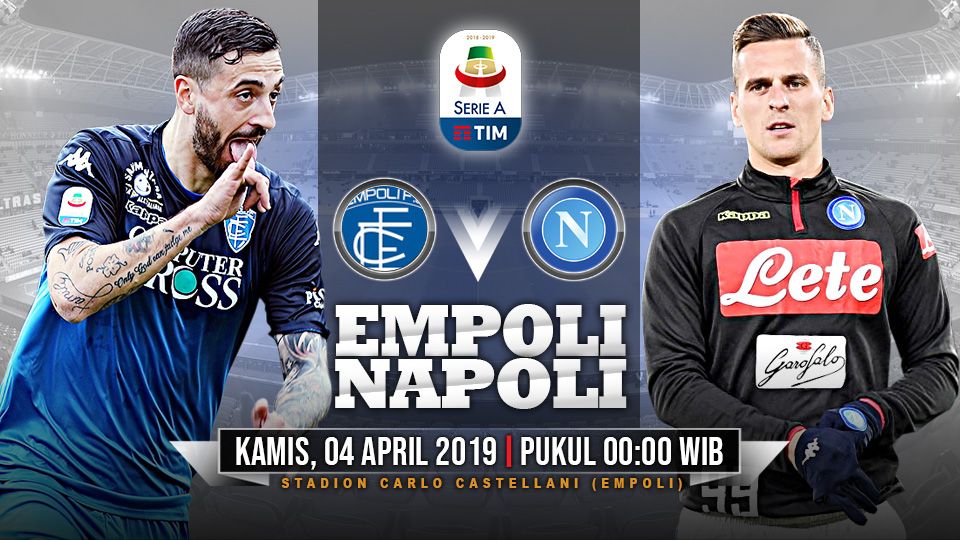 Pertandingan Empoli vs Napoli. Copyright: © Indosport.com