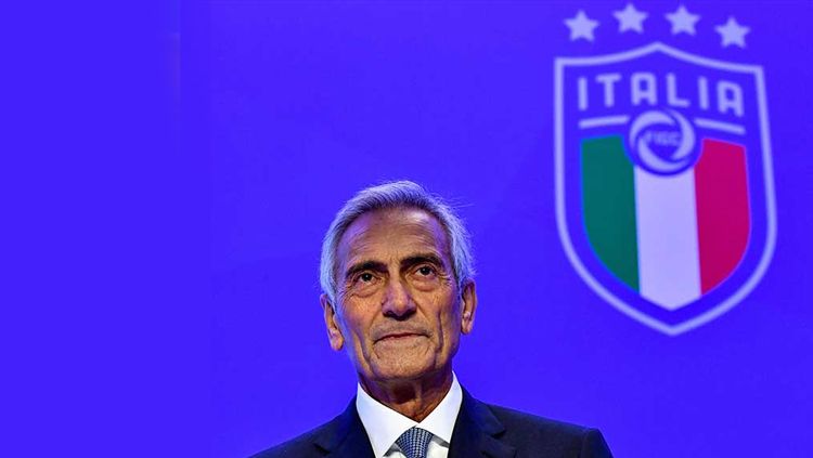 Presiden Federasi Sepak Bola Italia (FIGC), Gabriele Gravina, mengecam pihak yang ingin menghentikan kompetisi Serie A Italia Copyright: © esporte.ig.com.br