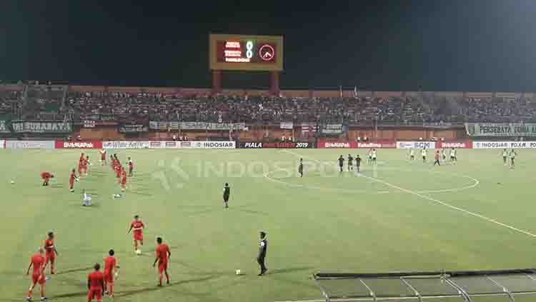 Madura United jelang pertandingan di Stadion Gelora Madura.  Ian Setiawan/INDOSPORT Copyright: © Ian Setiawan/INDOSPORT