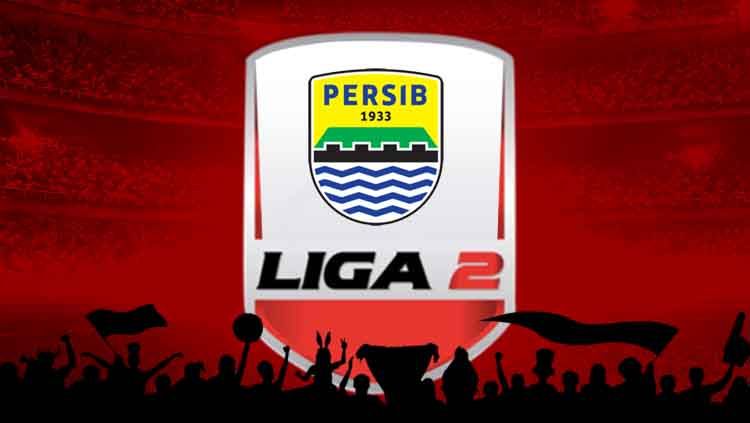 Logo Liga 2 dan logo Persib Bandung. Copyright: © INDOSPORT