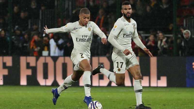 Kylian Mbappe dan Choupo Moting Copyright: © Xavier Laine / Contributor / Getty Images
