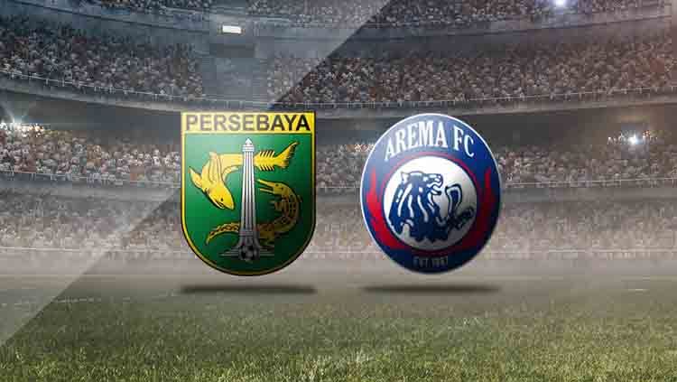 Derby Jatim yang mempertemukan Persebaya Surabaya vs Arema FC bakal berlangsung di Stadion Batakan, Kalimantan Timur pada Kamis (12/12/19) besok. Copyright: © INDOSPORT