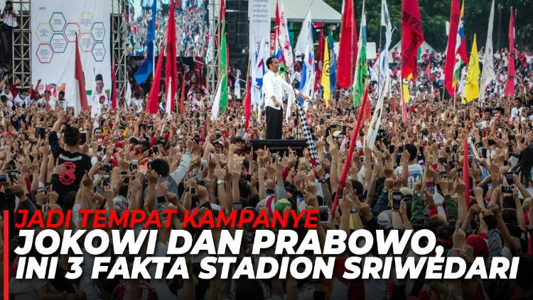 Stadion Sriwedari jadi venue kampanye Jokowi dan Prabowo. Copyright: © Getty Images
