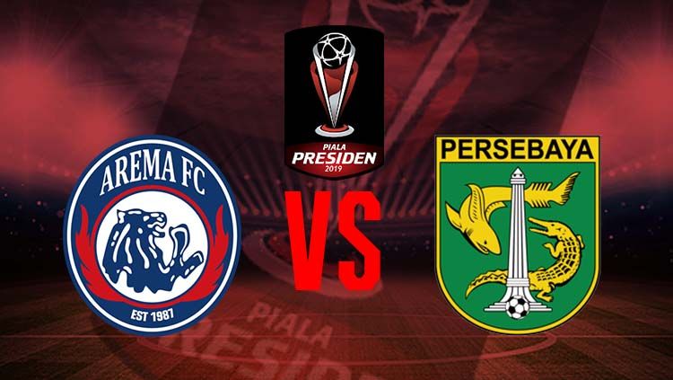 Logo pertandingan Arema Fc vs Persebaya. Copyright: © Indosport/Yooan Rizky Syahputra
