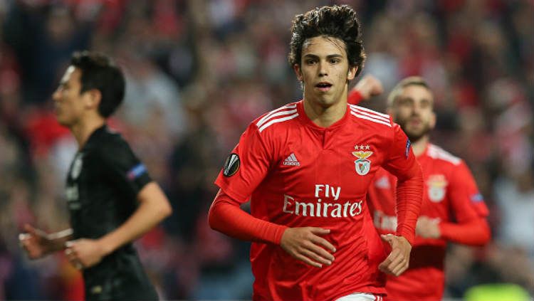 Joao Felix dalam laga Liga Europa, Benfica v Eintracht Frankfurt. Copyright: © Gualter Fatia/Getty Images