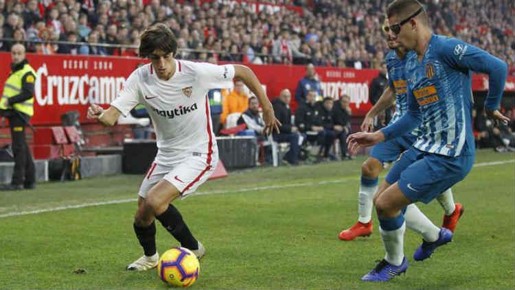 Aksi Bryan Gil saat bersama Sevilla Copyright: © Marca