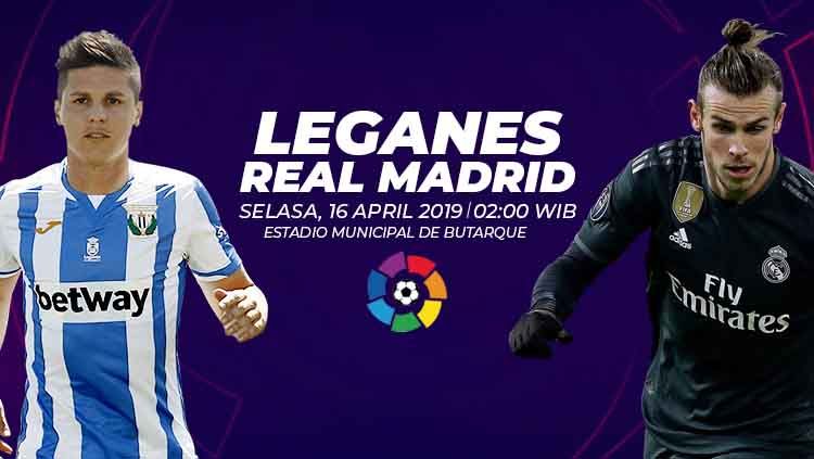 Susunan Pemain Pertandingan Leganes Vs Real Madrid - INDOSPORT