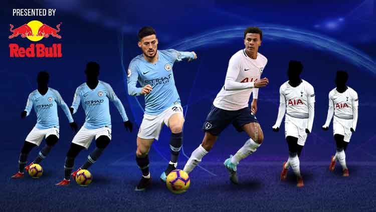Tiga duel kunci pada leg kedua Liga Champions jelang Manchester City vs Tottenham Hotspur. Copyright: © footyrenders.com/Eli Suhaeli/INDOSPORT