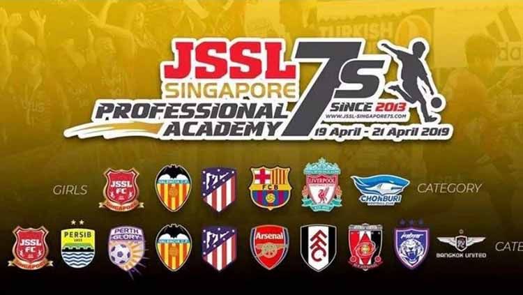 Persib Bandung, Arsenal, dan Valencia akan mengikuti turnamen di Singapura yang bernama JSSL Profesional Academy 2019 Copyright: © www.foxsportsasia.com