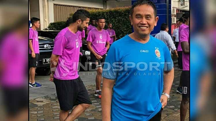 Ucok Hidayat, digadang-gadang akan menjadi manajer dari Sriwijaya FC. Copyright: © Muhammad Effendi/INDOSPORT