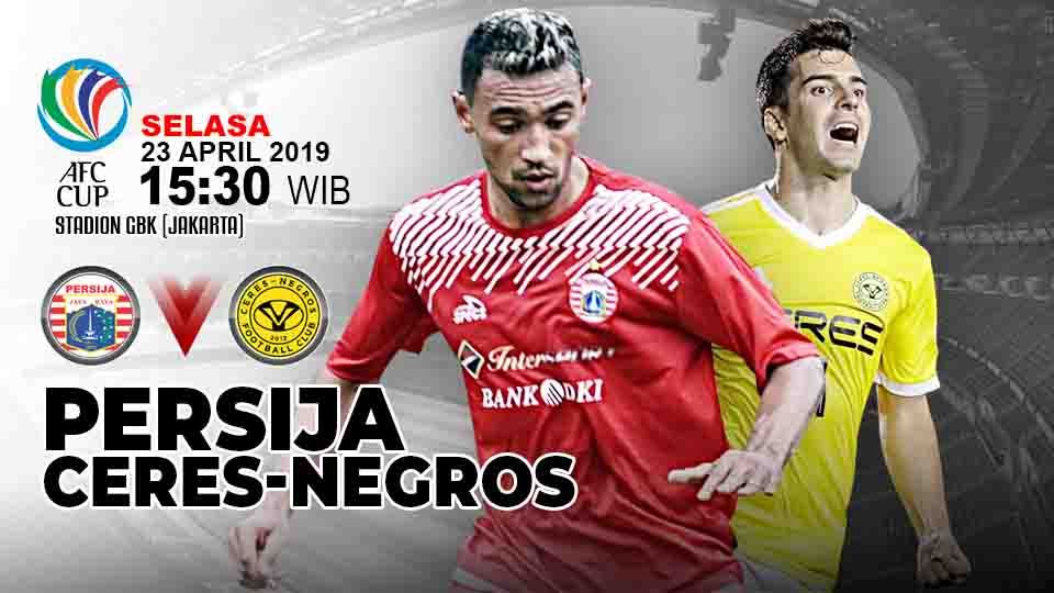 Pertandingan Persija Jakarta vs Ceres-Negros. Grafis:Yanto/Indosport.com Copyright: © Grafis:Yanto/Indosport.com