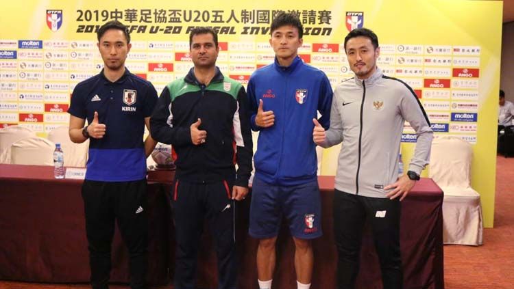 Pelatih Timnas Futsal Indonesia U Kensuke Takahashi Saat Preskon Jelang Uji Coba Di Pelatih Timnas Futsal Indonesia U Kensuke Takahashi Saat Preskon Jelang Uji Coba Di