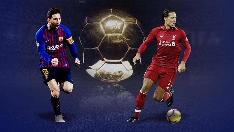 Virgil van Dijk vs Lionel Messi Liga Champions. Copyright: © Eli Suhaeli/INDOSPORT