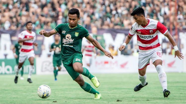 Laga Persebaya Surabaya vs Madura United dalam babak delapan besar Kratingdaeng Piala Indonesia akan berlangsung pada 19 dan 27 Juni 2019. Copyright: © Media Persebaya