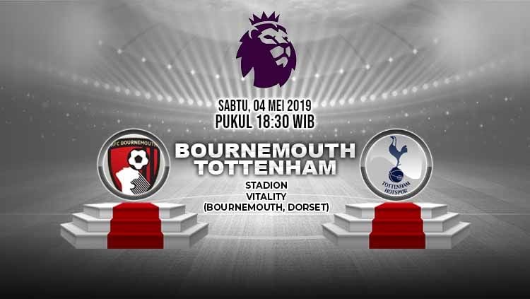 Pertandingan Bournemouth vs Tottenham. Grafis: Tim/Indosport.com Copyright: © Grafis: Tim/Indosport.com