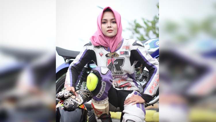 Kintan Mary pembalap cantik berhijab. Copyright: © kintaanmary