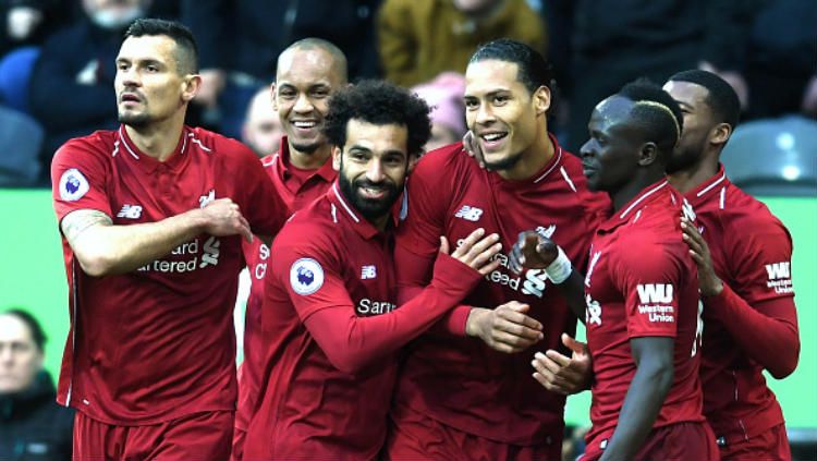 Jika Liga Inggris terus ditunda, Liverpool justru bakal pecahkan rekor hebat. Copyright: © Laurence Griffiths/Getty Images