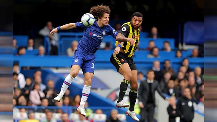 David Luiz telah mendapat kesepakatan 'resmi' untuk bergabung dengan Arsenal. Copyright: © Richard Heathcote/Getty Images