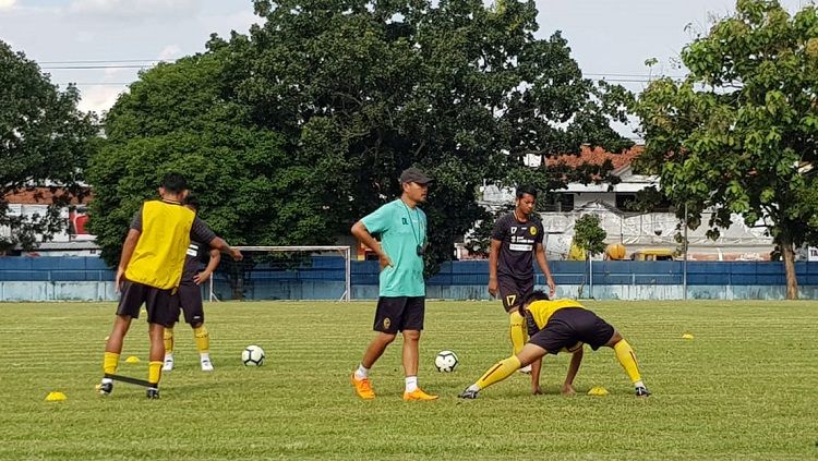 Skuat Sriwijaya FC tengah melakukan latihan. Copyright: © Muhammad Effendi/INDOSPORT