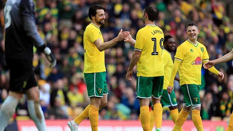Norwich City tampil digdaya di Divisi Championship 2018-19. Copyright: © Stephen Pond/GettyImages