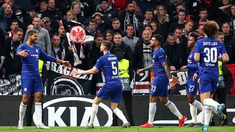 Chelsea, salah satu klub yang melakukan rotasi pemain di Liga Europa 2018/19. Copyright: © Cathrine Ivill/GettyImages