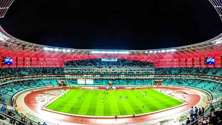 Berikut profil venue Euro 2020 di Kota Baku, Azerbaijan, Stadion Olimpiade Baku. Copyright: © stadiumguide.com