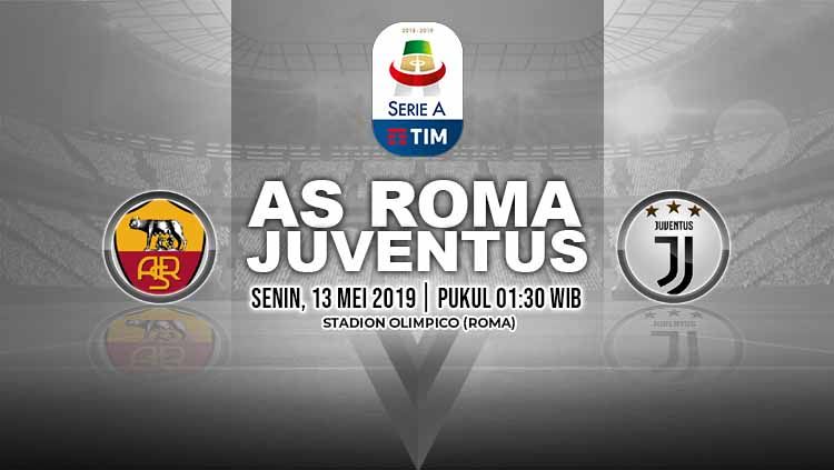 Pertandingan AS Roma vs Juventus. Grafis: Yanto/Football265.com Copyright: © Grafis: Yanto/Football265.com
