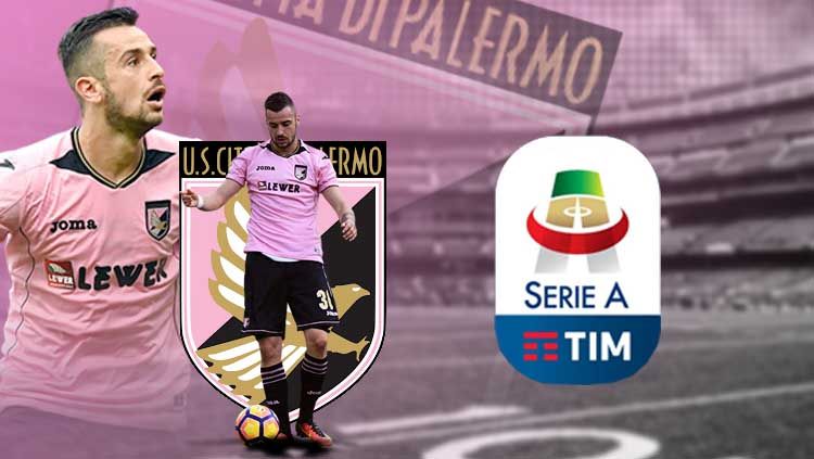 Palermo FC logo Serie A Italia Copyright: © Eli Suhaeli/INDOSPORT