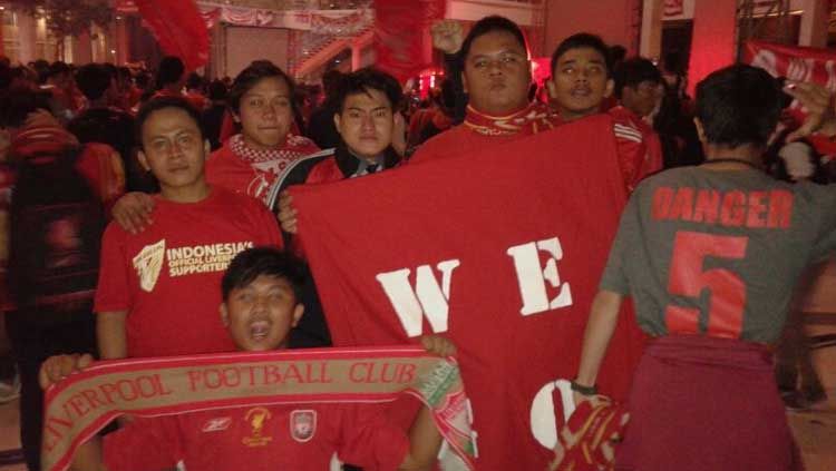 Komunitas pendukung Liverpool, The Reds Tangerang Selatan. Copyright: © dok. pribadi Narasumber/Adhitya Budiarso