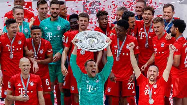 Bayern Munchen juara Bundesliga 2018-19. Copyright: © TF-Images/GettyImages
