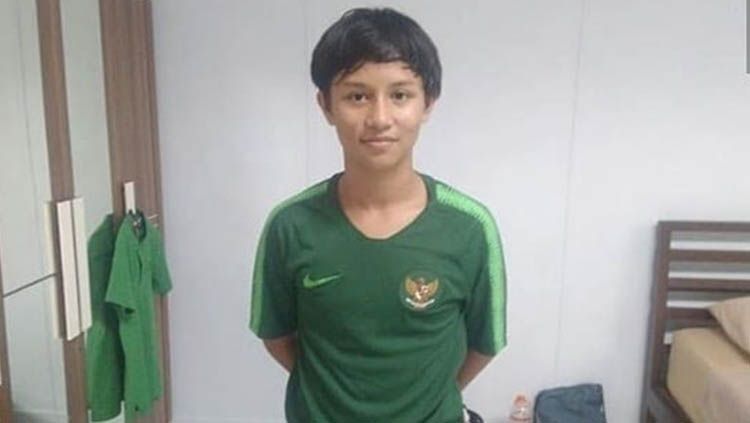 Tristan Alif Naufal saat mengikuti seleksi Timnas Indonesia U-16. Copyright: © tristan_alif28.id