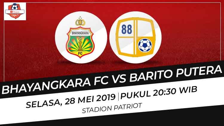 Link Live Streaming Pertandingan Liga 1 2019: Bhayangkara FC vs Barito Putera Copyright: © Eli Suhaeli/INDOSPORT