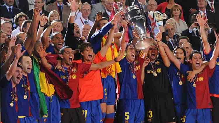 Barcelona juara Liga Champions 2009. Copyright: © Liewig Christian/GettyImages