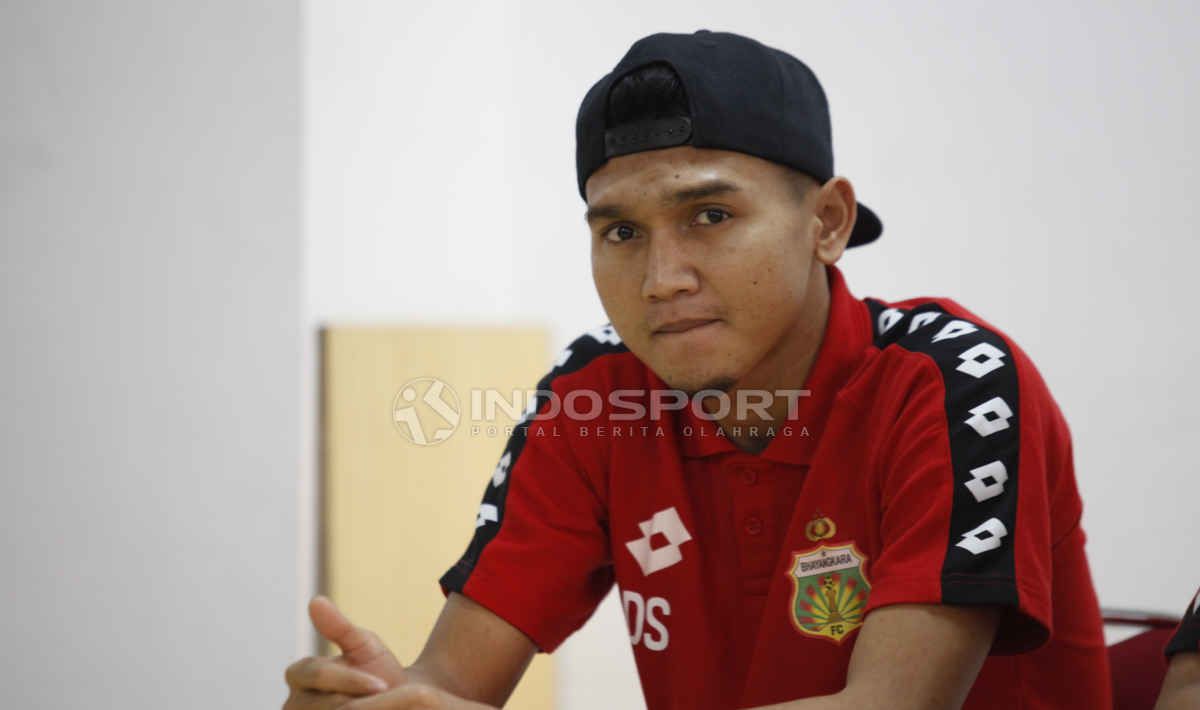 Dendy Sulistyawan, striker klub Liga 1 2019, Bhayangkara FC. Copyright: © Herry Ibrahim/INDOSPORT