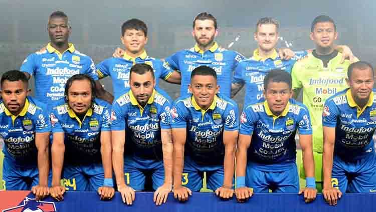 Berikut susunan pemain pertandingan Persib Bandung vs Madura United pada pekan ke-5 Shopee Liga 1 2019, Minggu (23/06/19), di Stadion Si Jalak Harupat. Copyright: © Twitter/@persib