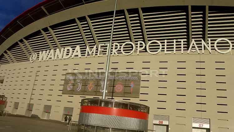 Stadion Wanda Metropolitano yang akan menghelat partai final Liga Champions 2018-19. Copyright: © Theresia Ruth Simanjuntak/INDOSPORT.COM