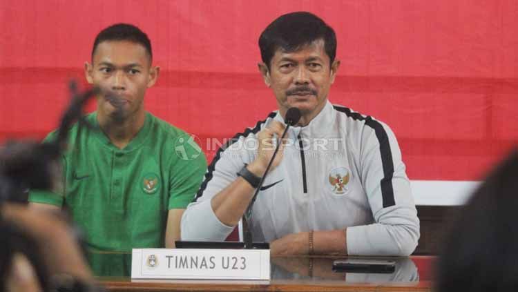 Laga uji coba antara Timnas Indonesia U-23 melawan PSIM Yogyakarta di Stadion Sultan Agung, Bantul, Minggu (02/06/19) diprediksi akan dipadati penonton. Foto: Ronald Seger Prabowo/INDOSPORT Copyright: © Ronald Seger Prabowo/INDOSPORT