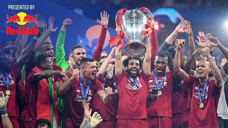 Tim Liverpool melakukan selebrasi juara Liga Champions. Michael Regan/Getty Images Copyright: © Michael Regan/Getty Images