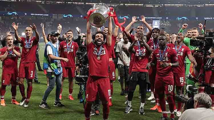 Mohamed Salah menyebut sosok ini sebagai inspirasinya saat selebrasi di final Liga Champions 2018-2019. Copyright: © Burak Akbulut/Anadolu Agency/Getty Images