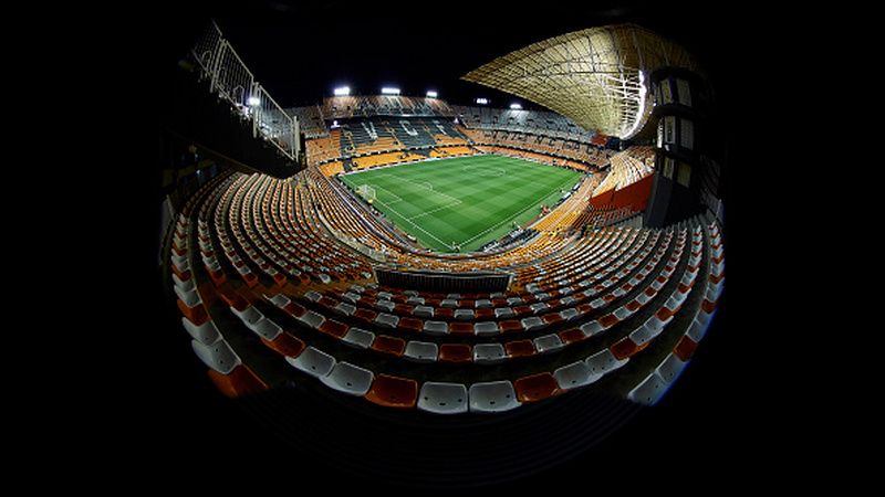 Mestalla Stadium, markas klub sepak bola Valencia. Copyright: © Manuel Queimadelos Alonso / Stringer / Getty Images