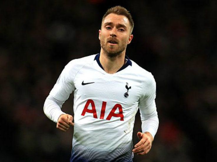 Christian Eriksen ketika masih membela Tottenham Hotspur. Copyright: © Getty Images