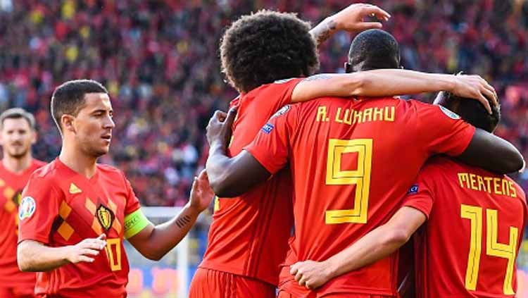 Timnas Belgia didapuk menjadi tim terbaik FIFA di tahun 2019 usai menampilkan poin tertinggi sejak sistem perangkingan pada tahun 1993 silam Copyright: © VI-Images/GettyImages
