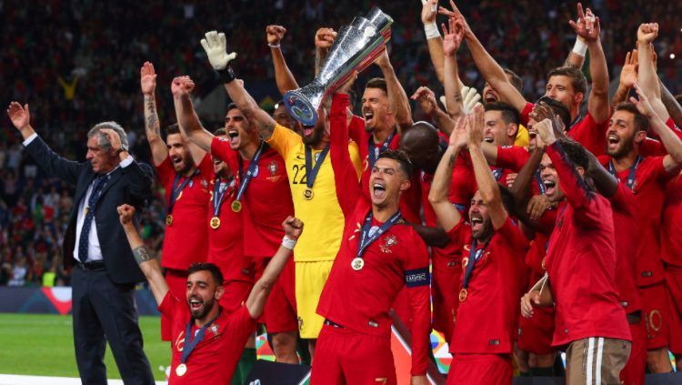 Timnas Portugal berpotensi juara Euro dan Piala Dunia edisi mendatang. Copyright: © Craig Mercer/MB Media/Getty Images