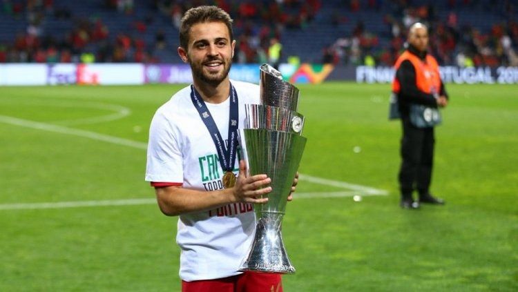 Bernardo Silva meraih penghargaan pemain terbaik UEFA Nations League 2018/19 Copyright: © UEFA
