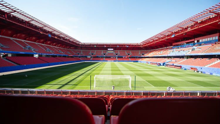 Stade du Hainaut, venue Piala Dunia Wanita 2019. Copyright: © Sebastian Gollnow/picture alliance via Getty Images